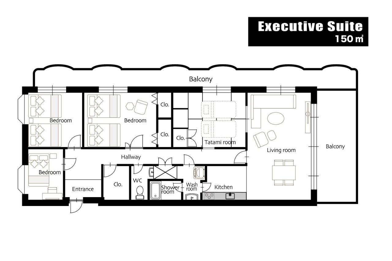 Ouchi Hotel Suite Temma Hiroszima Zewnętrze zdjęcie